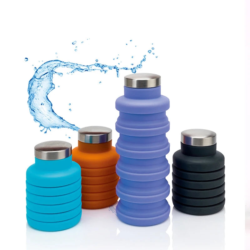 Collapsible Silicone Water Bottle