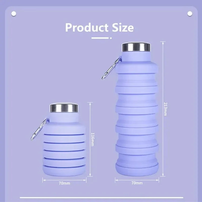 Collapsible Silicone Water Bottle