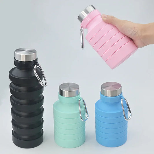 Collapsible Silicone Water Bottle